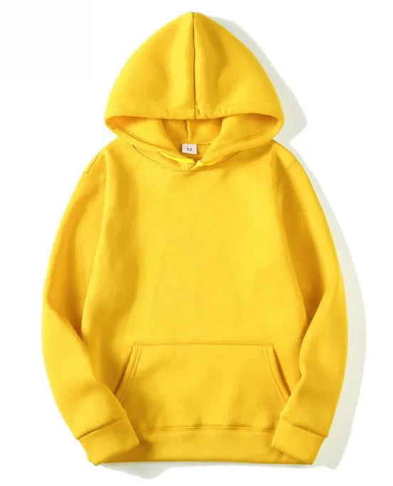 Long-sleeved Hoodie Casual Solid Color Sweater