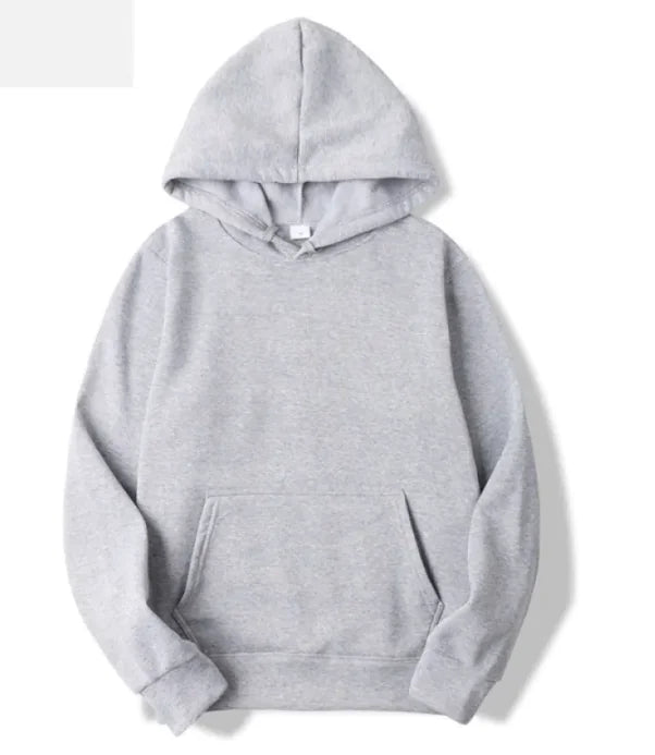 Long-sleeved Hoodie Casual Solid Color Sweater