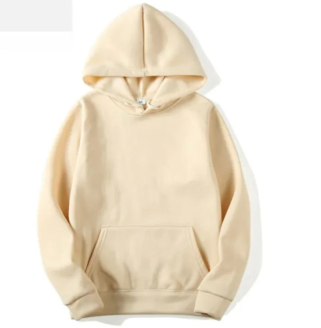 Long-sleeved Hoodie Casual Solid Color Sweater